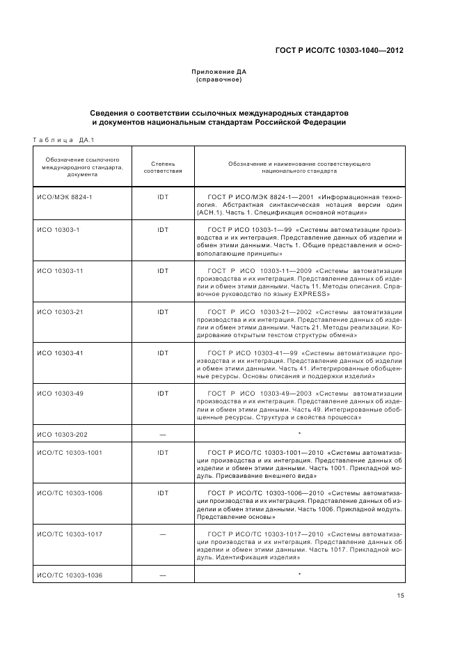 ГОСТ Р ИСО/ТС 10303-1040-2012, страница 19