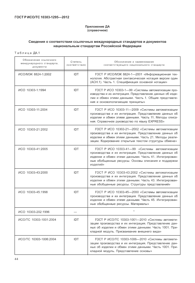 ГОСТ Р ИСО/ТС 10303-1295-2012, страница 48
