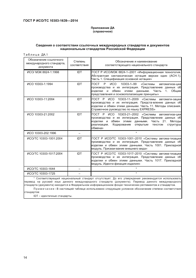 ГОСТ Р ИСО/ТС  10303-1639-2014, страница 18