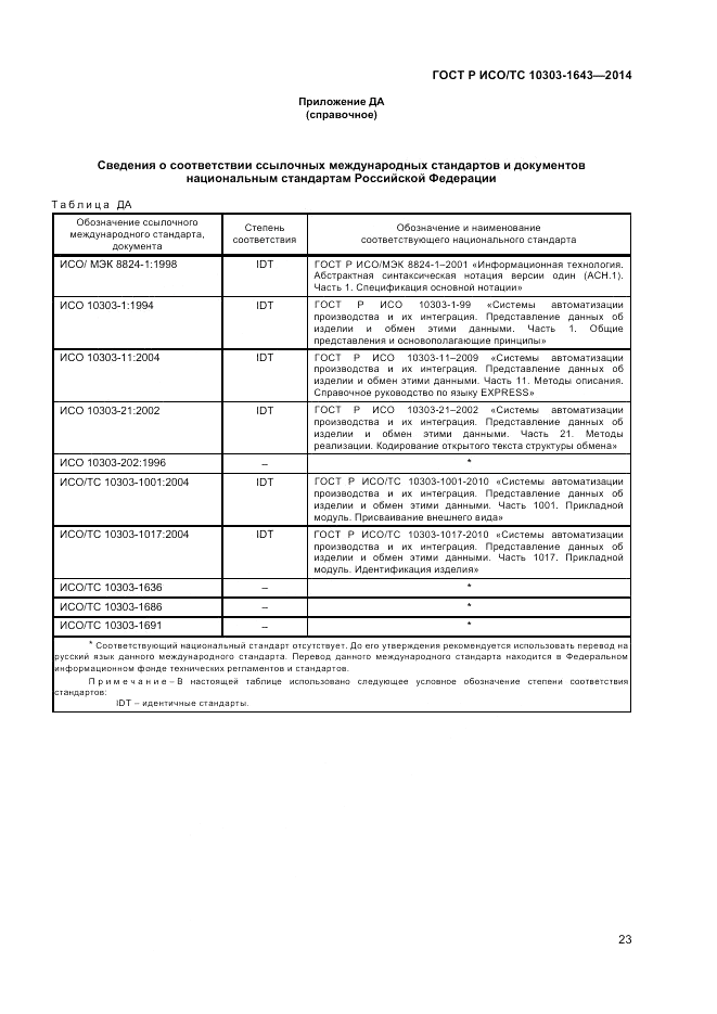 ГОСТ Р ИСО/ТС  10303-1643-2014, страница 27