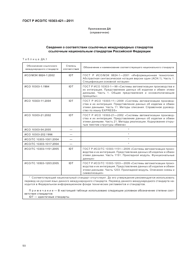 ГОСТ Р ИСО/ТС 10303-421-2011, страница 54