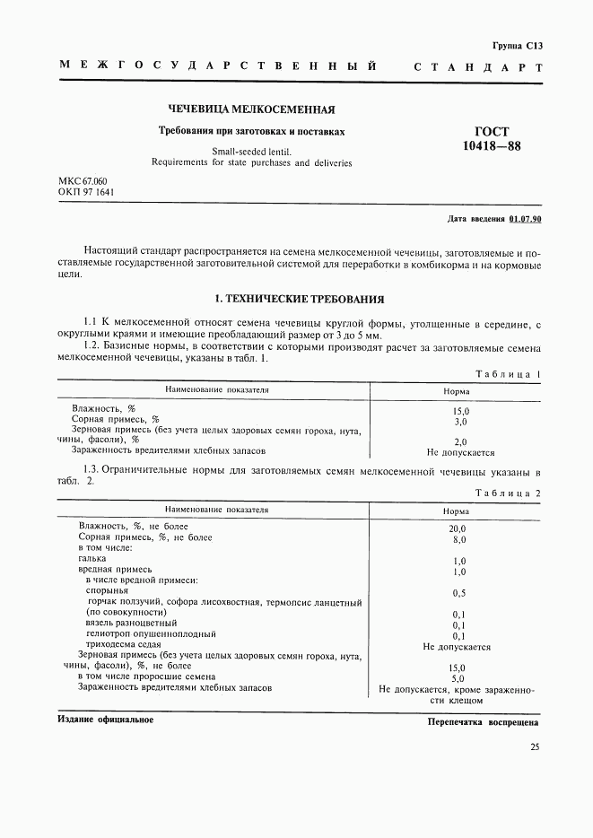 ГОСТ 10418-88, страница 1