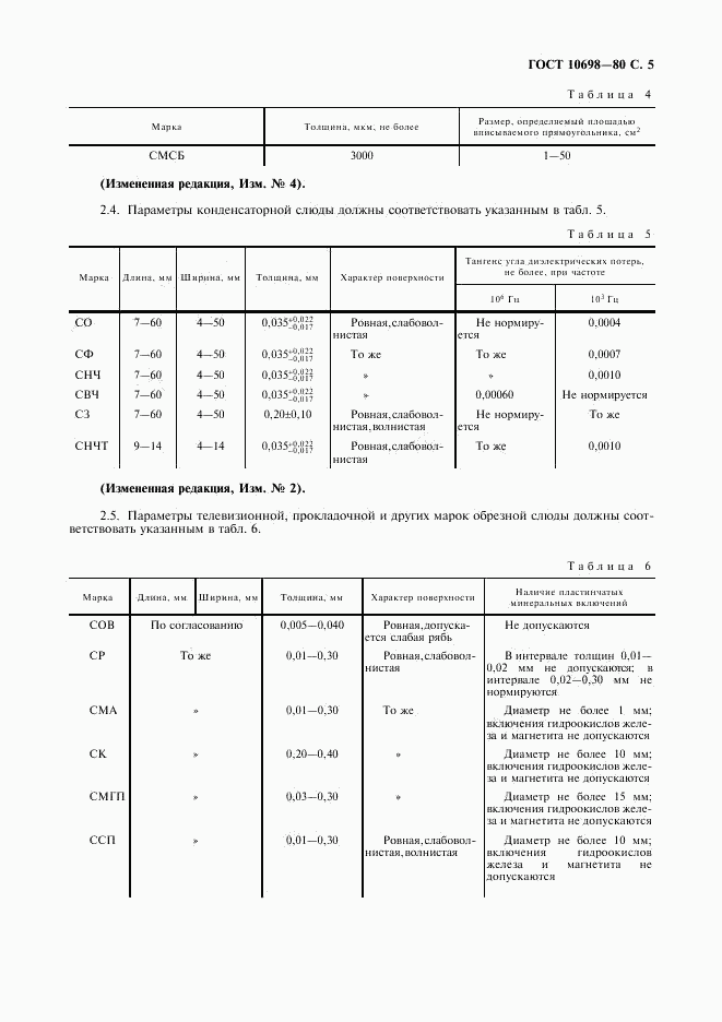 ГОСТ 10698-80, страница 6