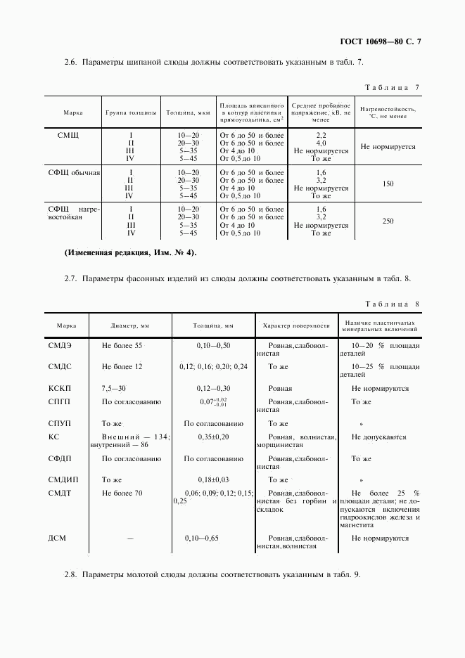 ГОСТ 10698-80, страница 8