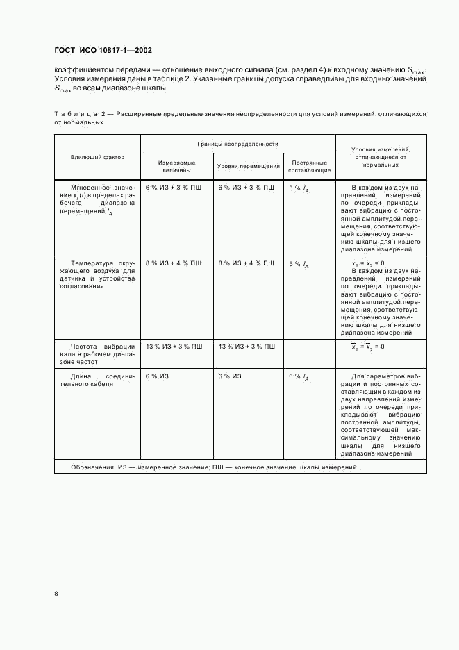ГОСТ ИСО 10817-1-2002, страница 11