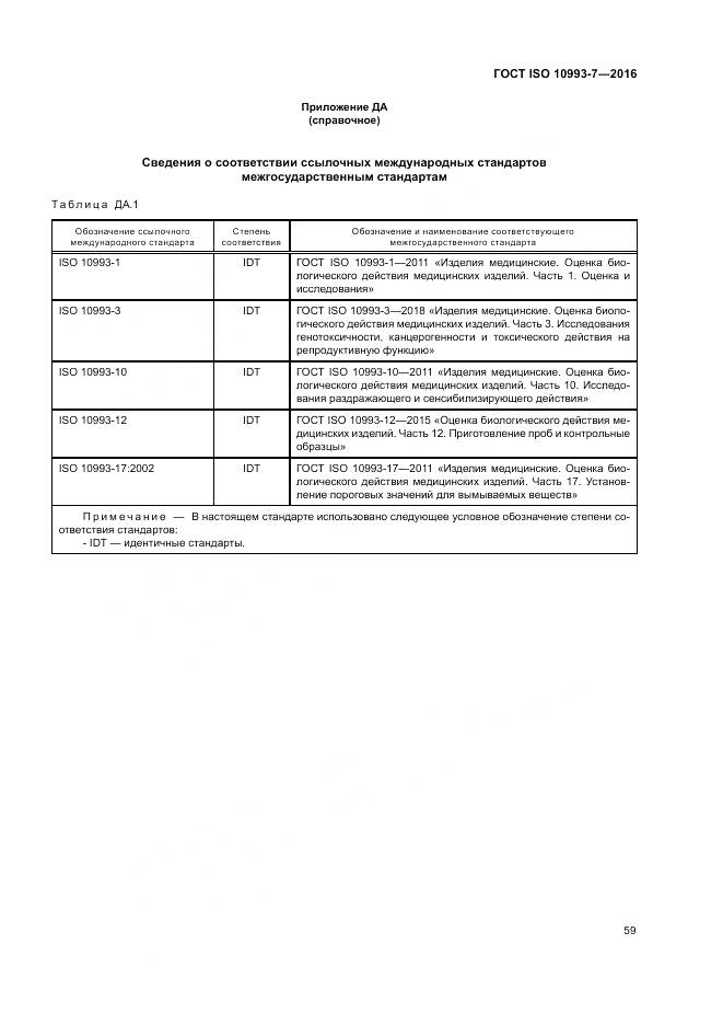 ГОСТ ISO 10993-7-2016, страница 65