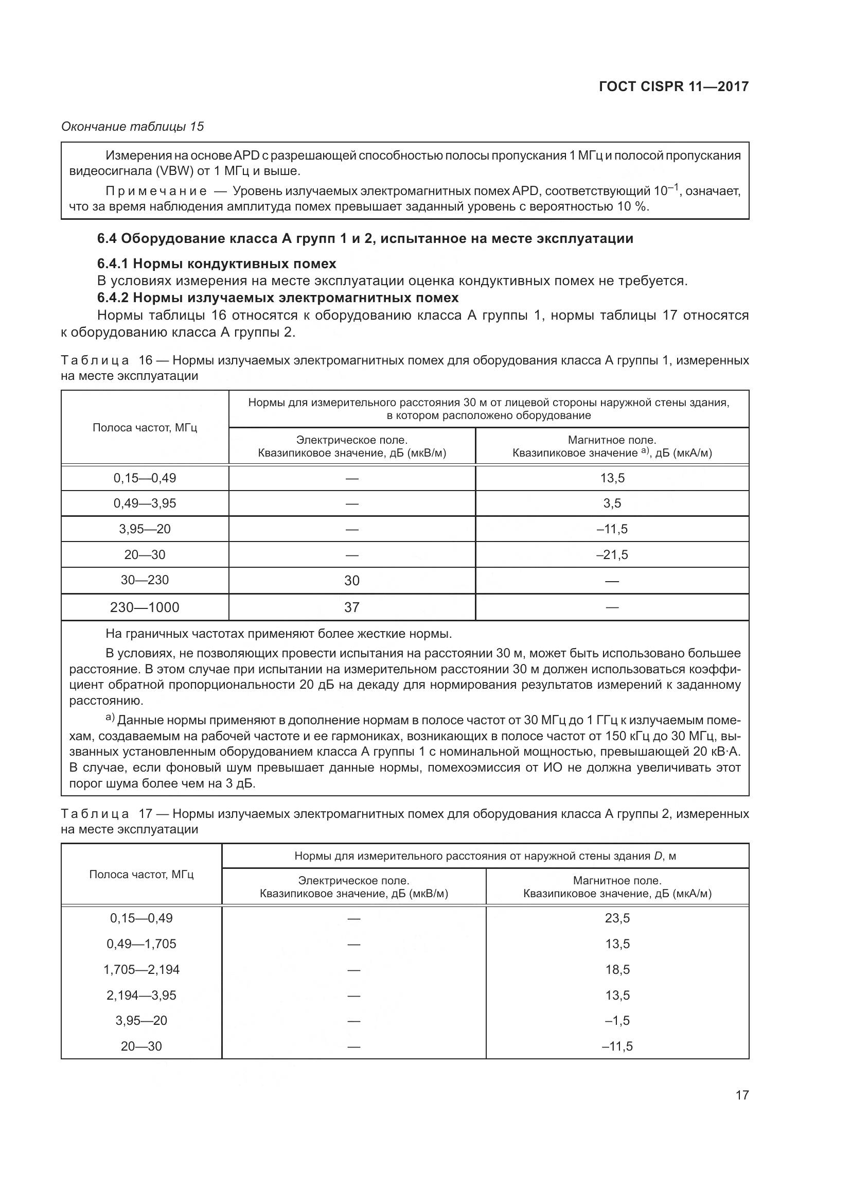 ГОСТ CISPR  11-2017, страница 24