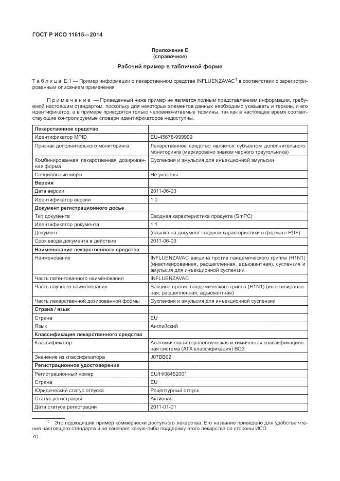 ГОСТ Р ИСО 11615-2014, страница 76