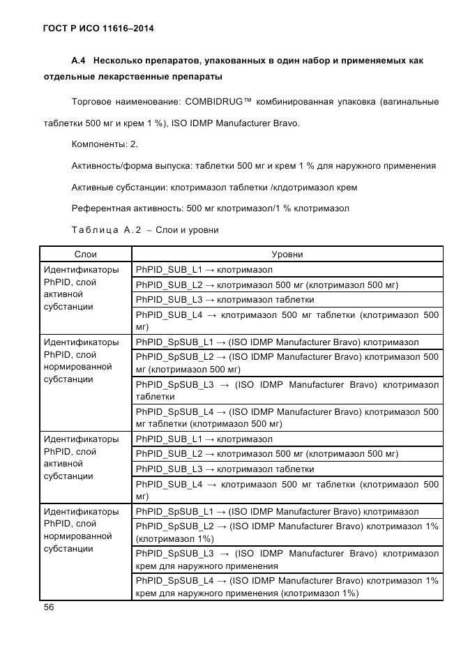 ГОСТ Р ИСО  11616-2014, страница 65