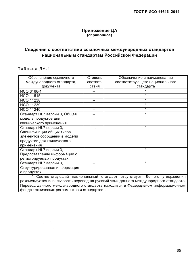 ГОСТ Р ИСО  11616-2014, страница 74