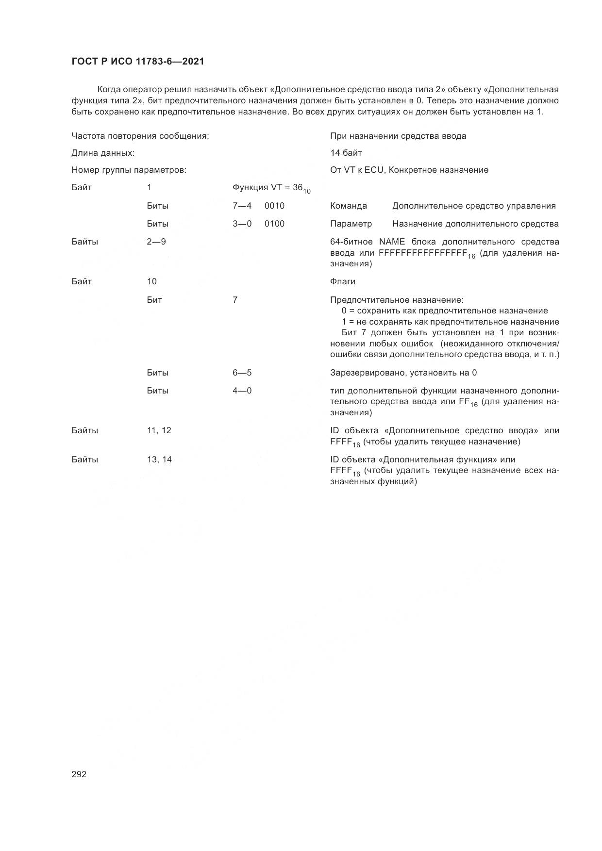 ГОСТ Р ИСО  11783-6-2021, страница 296