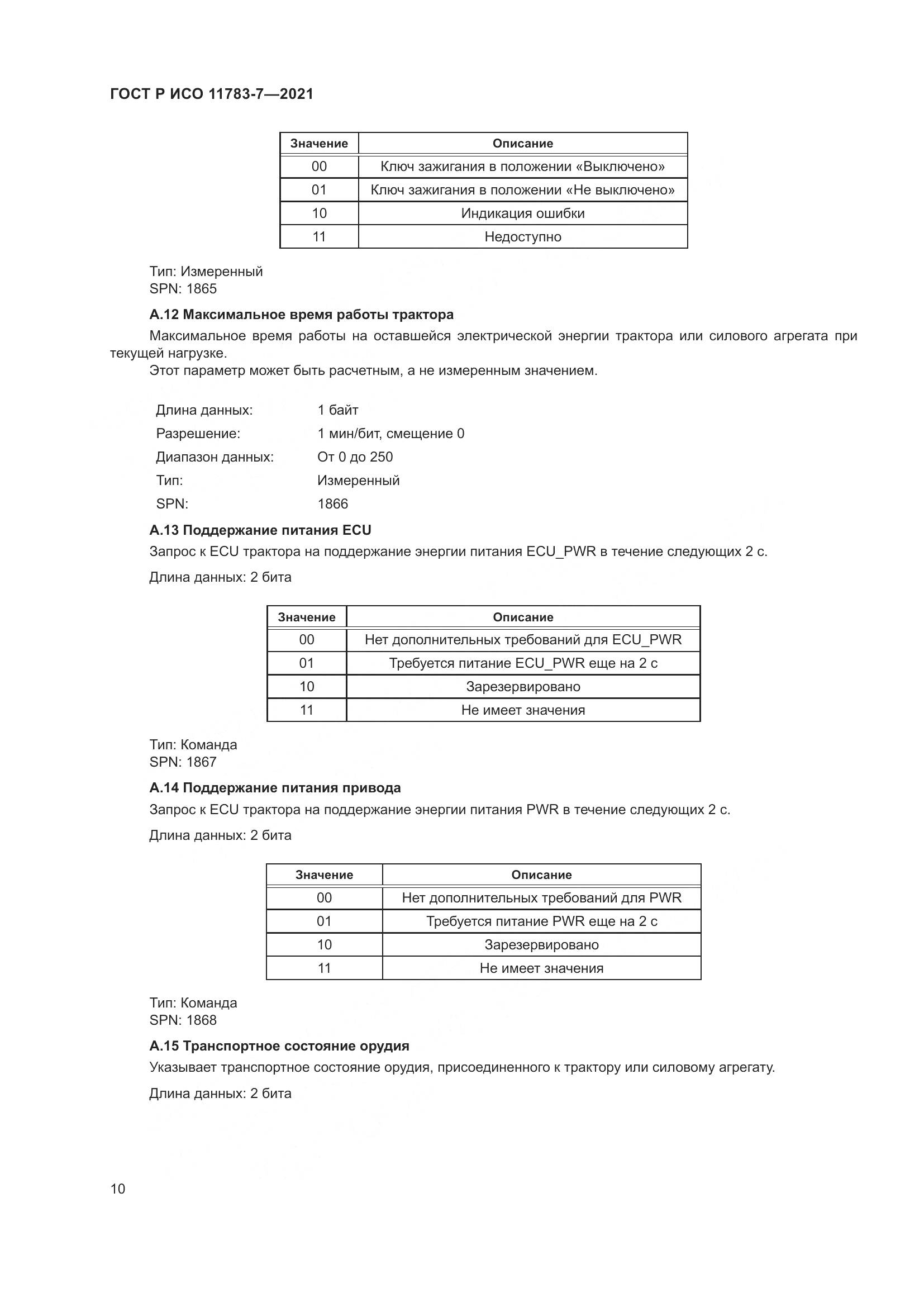 ГОСТ Р ИСО  11783-7-2021, страница 14
