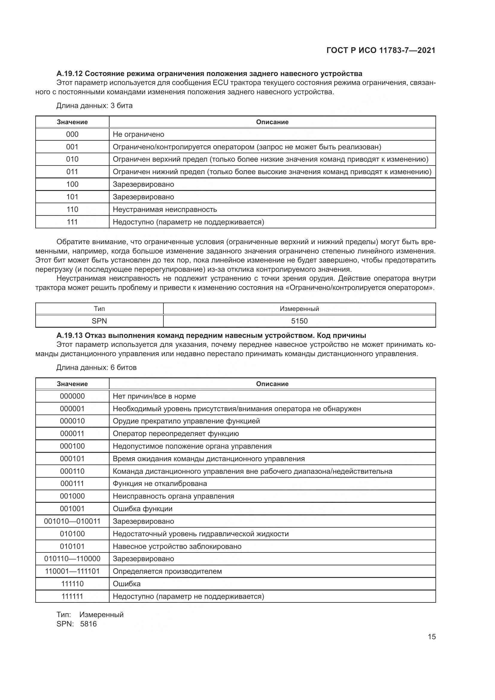 ГОСТ Р ИСО  11783-7-2021, страница 19