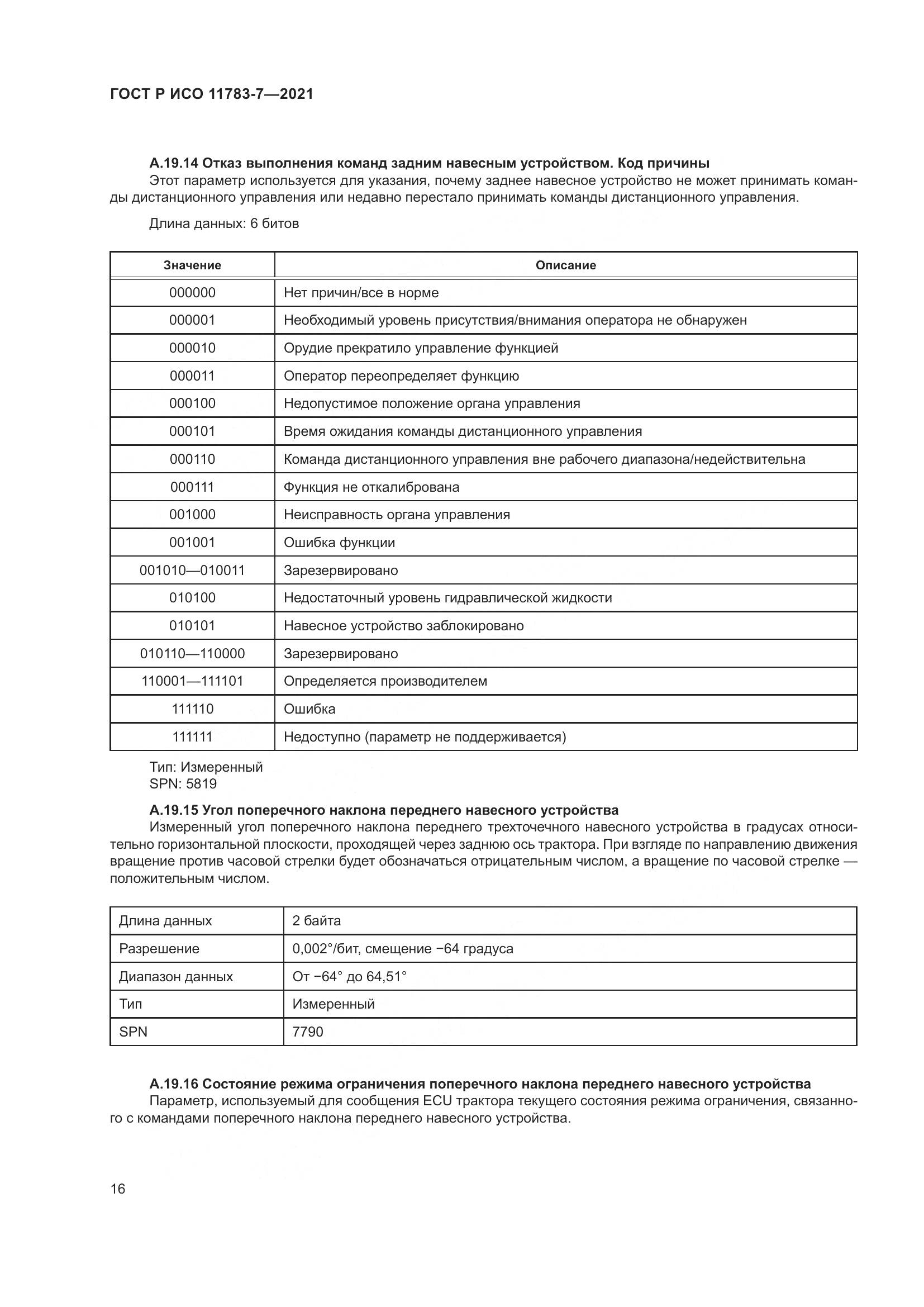 ГОСТ Р ИСО  11783-7-2021, страница 20