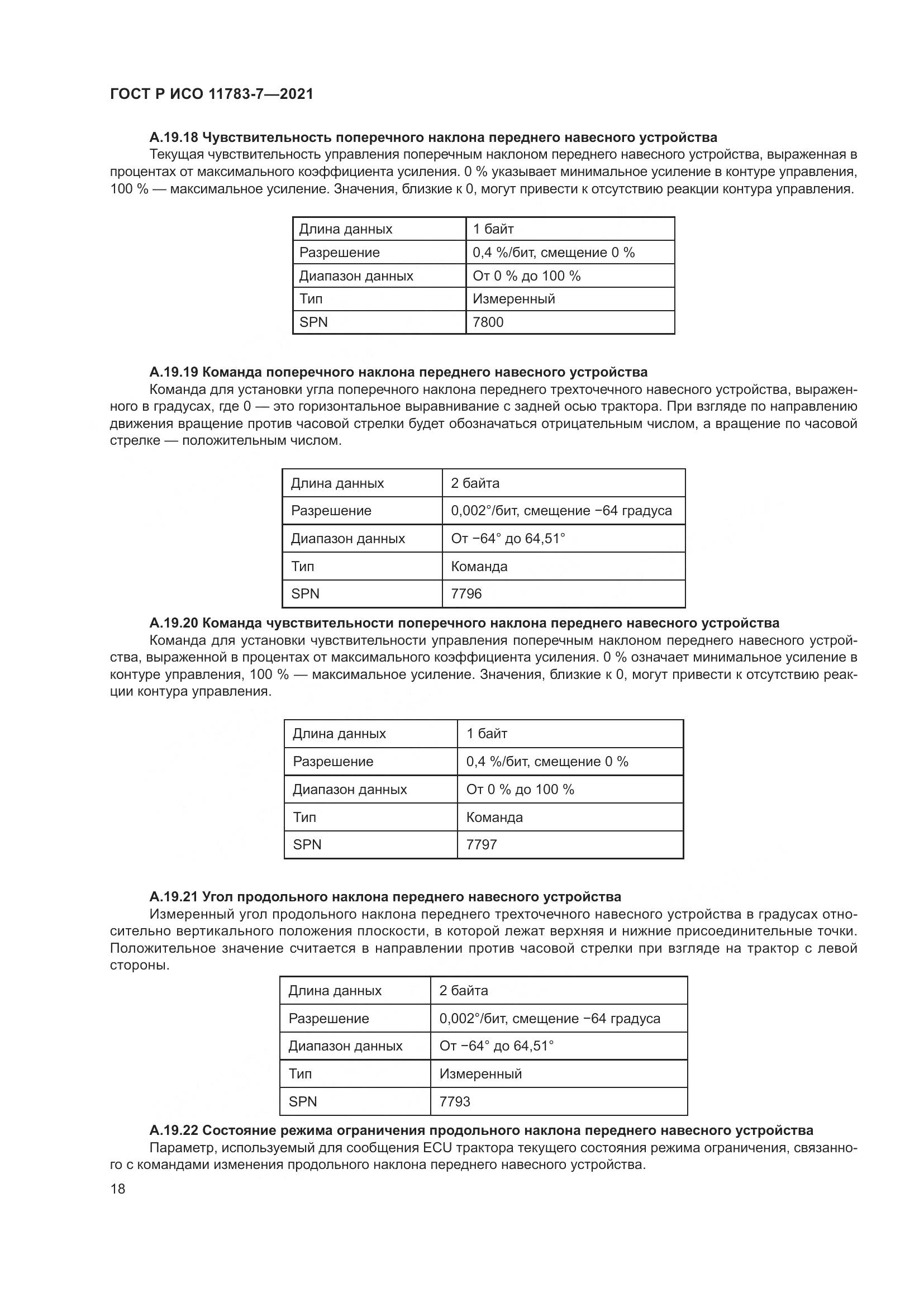 ГОСТ Р ИСО  11783-7-2021, страница 22