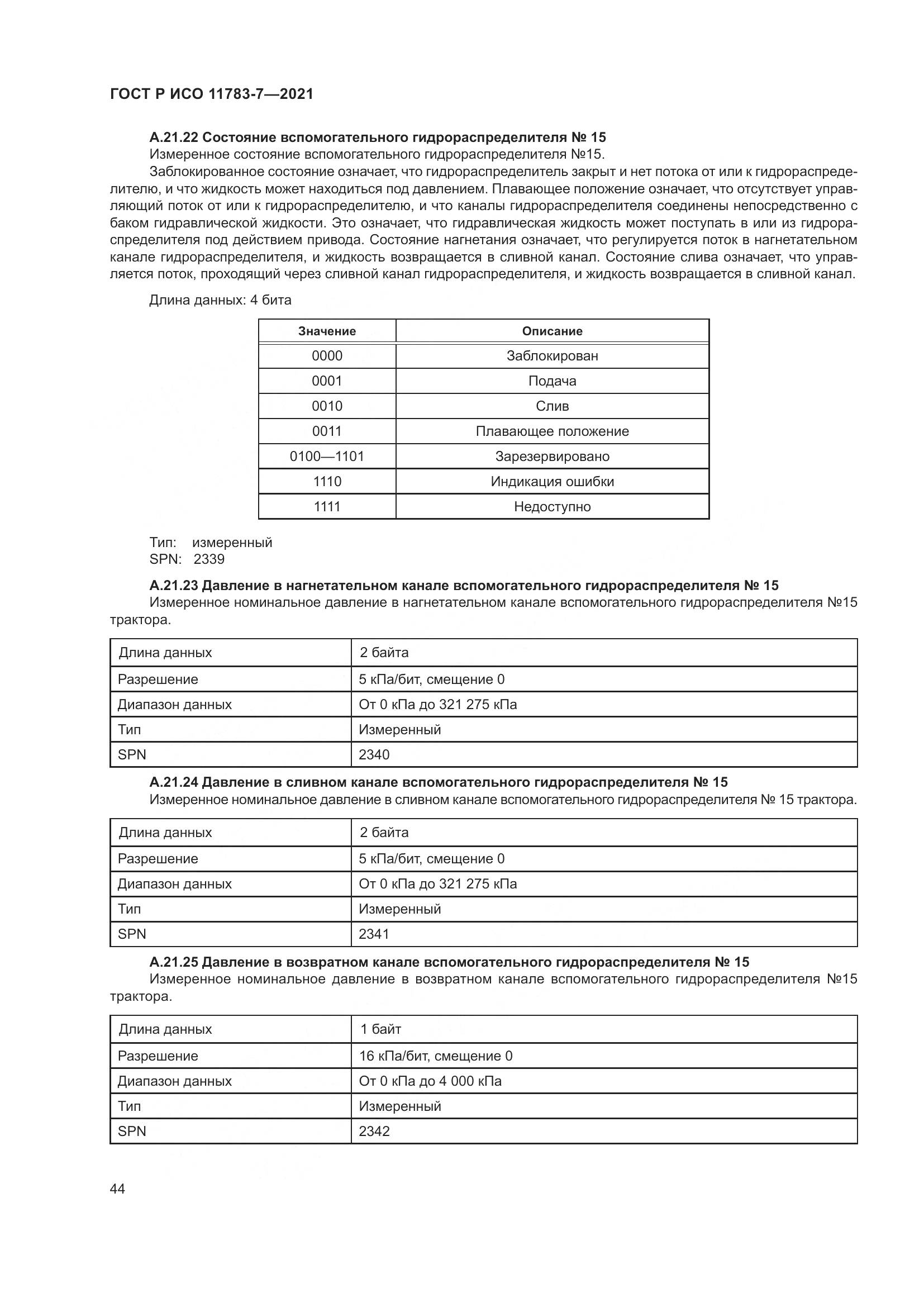 ГОСТ Р ИСО  11783-7-2021, страница 48