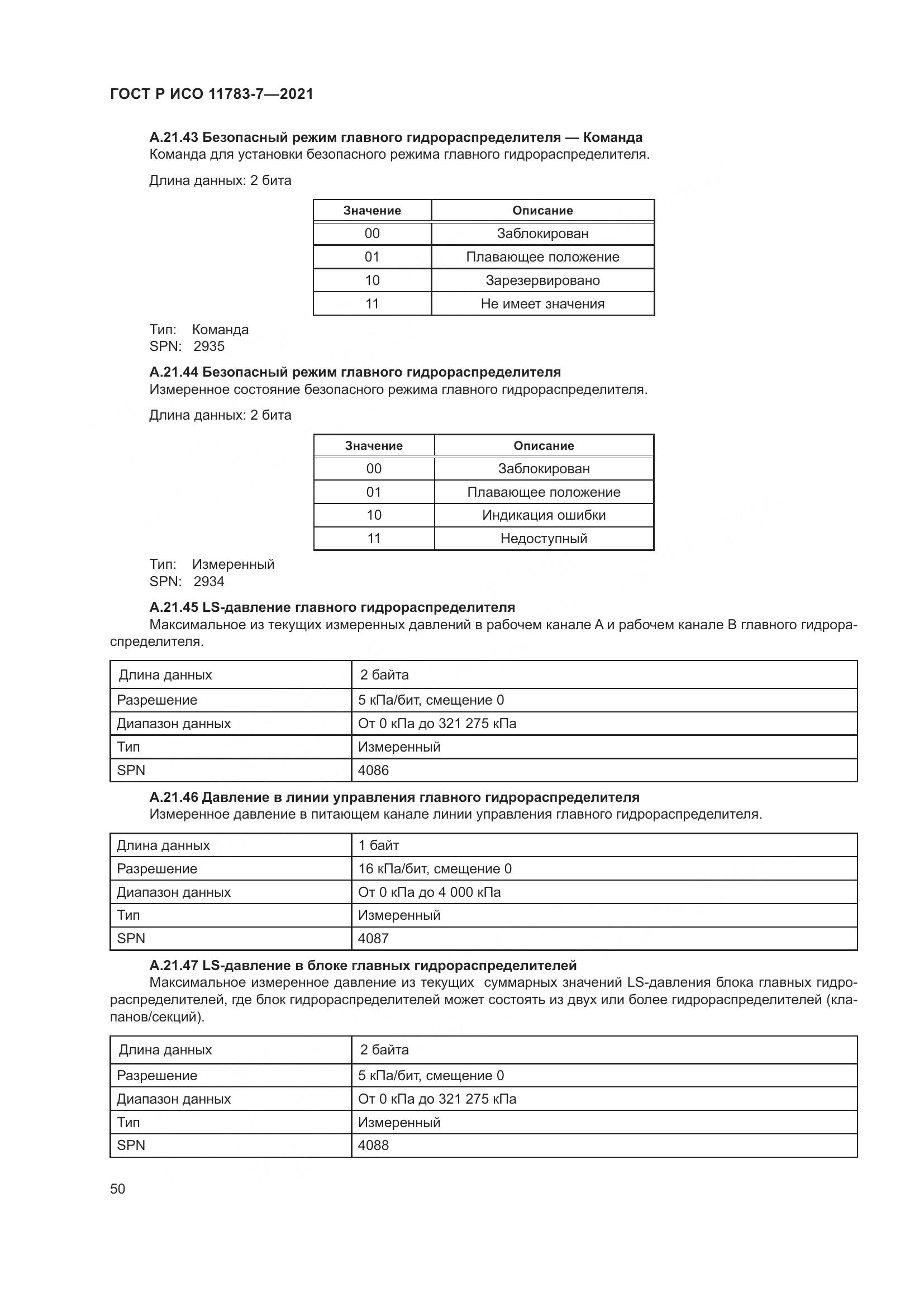 ГОСТ Р ИСО  11783-7-2021, страница 54