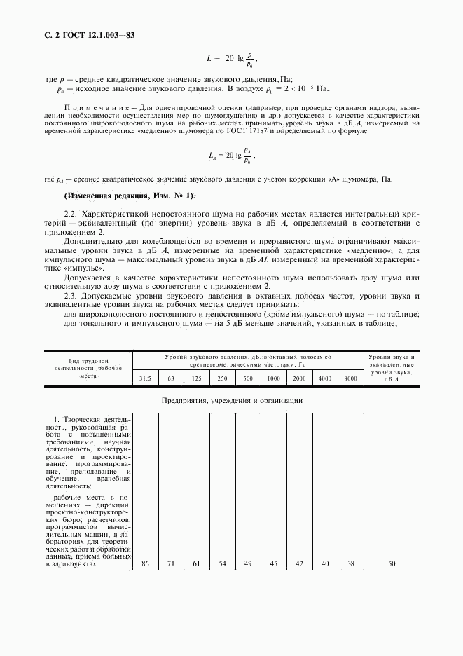 ГОСТ 12.1.003-83, страница 3