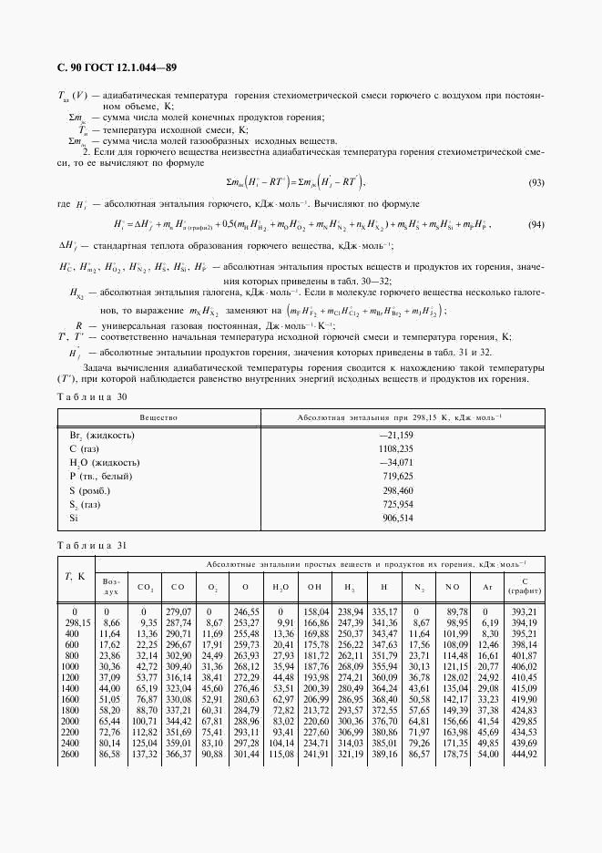 ГОСТ 12.1.044-89, страница 91