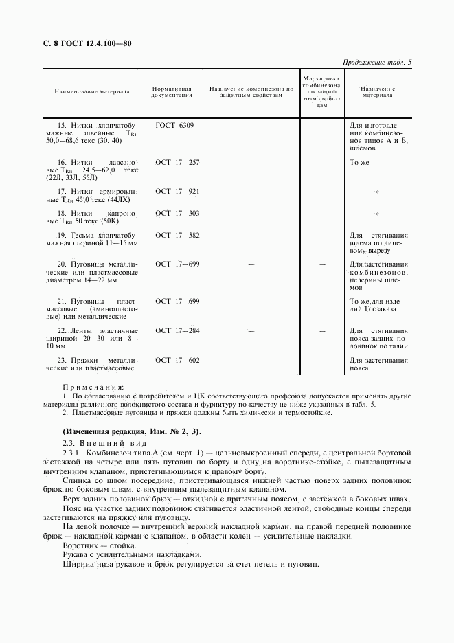 ГОСТ 12.4.100-80, страница 9