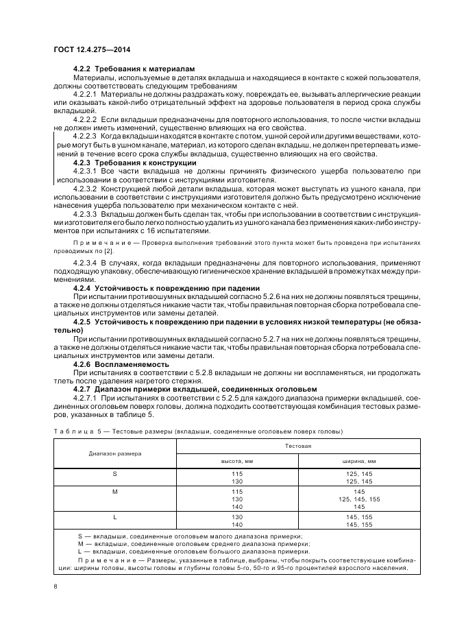 ГОСТ 12.4.275-2014, страница 12