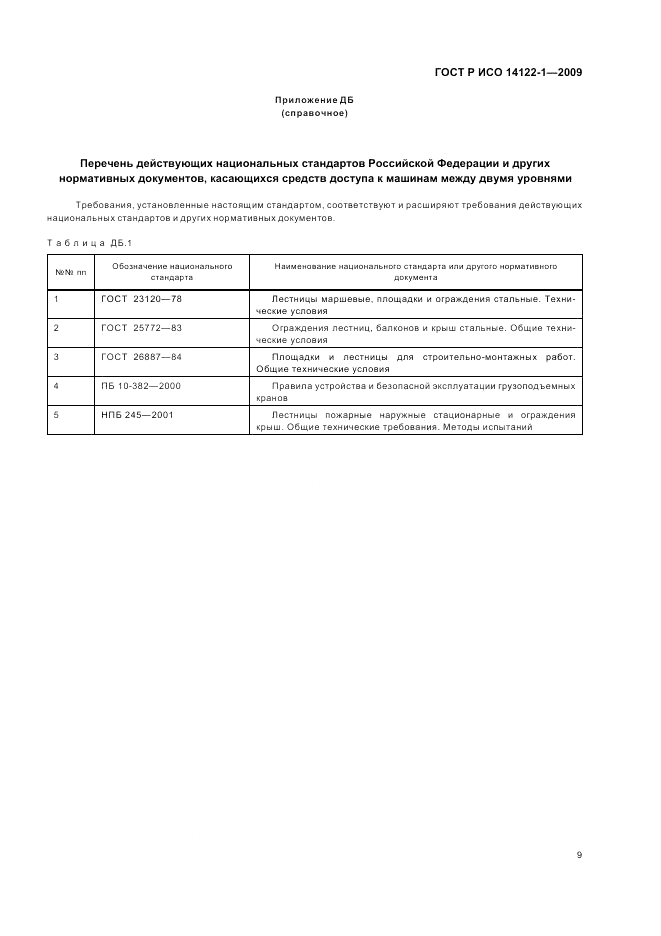 ГОСТ Р ИСО 14122-1-2009, страница 13