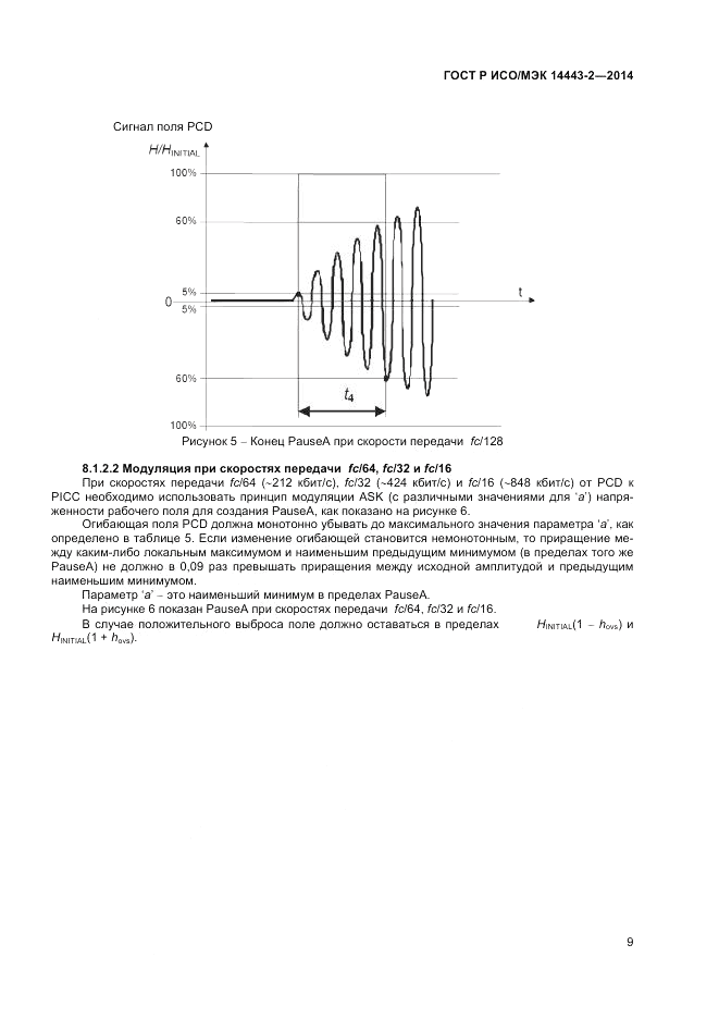 ГОСТ Р ИСО/МЭК  14443-2-2014, страница 13