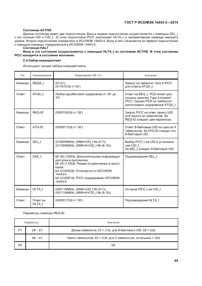 ГОСТ Р ИСО/МЭК 14443-3-2014, страница 61