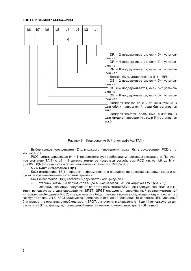 ГОСТ Р ИСО/МЭК 14443-4-2014, страница 14
