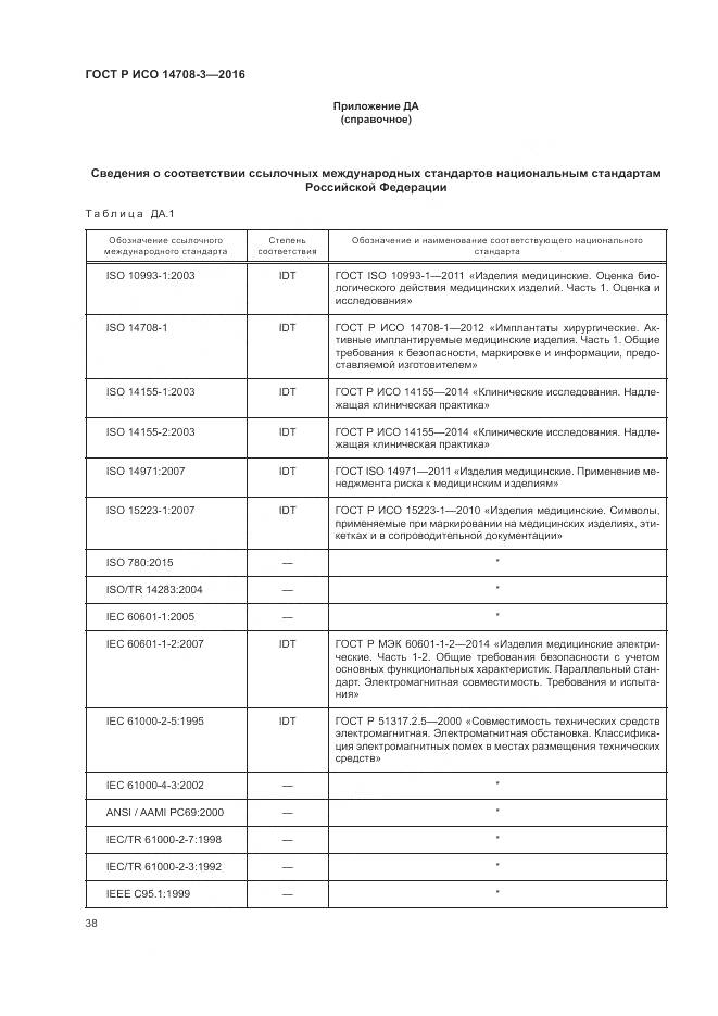 ГОСТ Р ИСО 14708-3-2016, страница 42