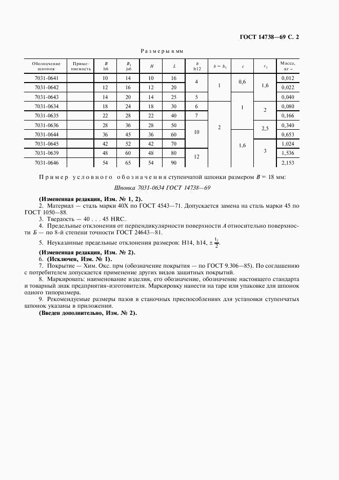 ГОСТ 14738-69, страница 3