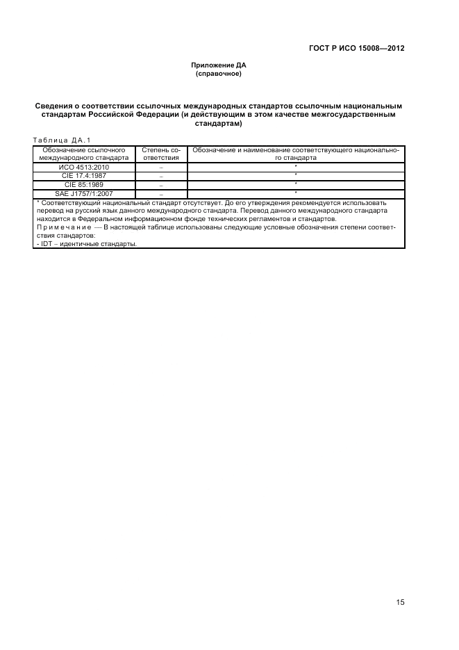 ГОСТ Р ИСО 15008-2012, страница 19