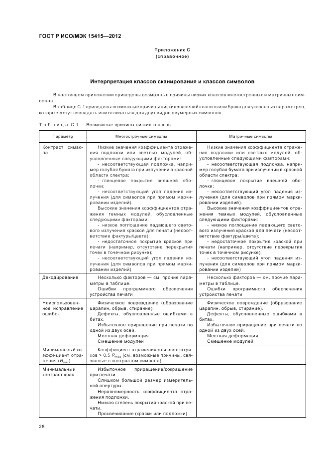 ГОСТ Р ИСО/МЭК 15415-2012, страница 34