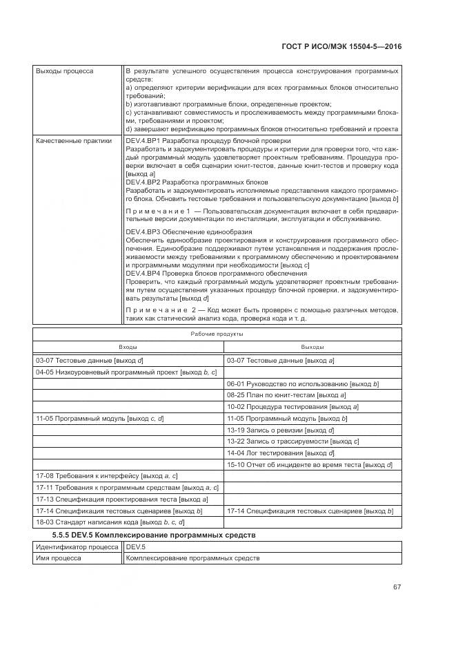ГОСТ Р ИСО/МЭК 15504-5-2016, страница 71