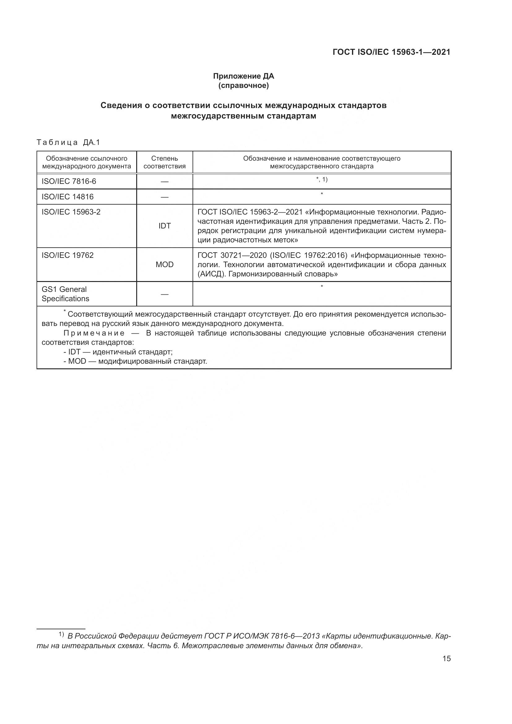 ГОСТ ISO/IEC  15963-1-2021, страница 22