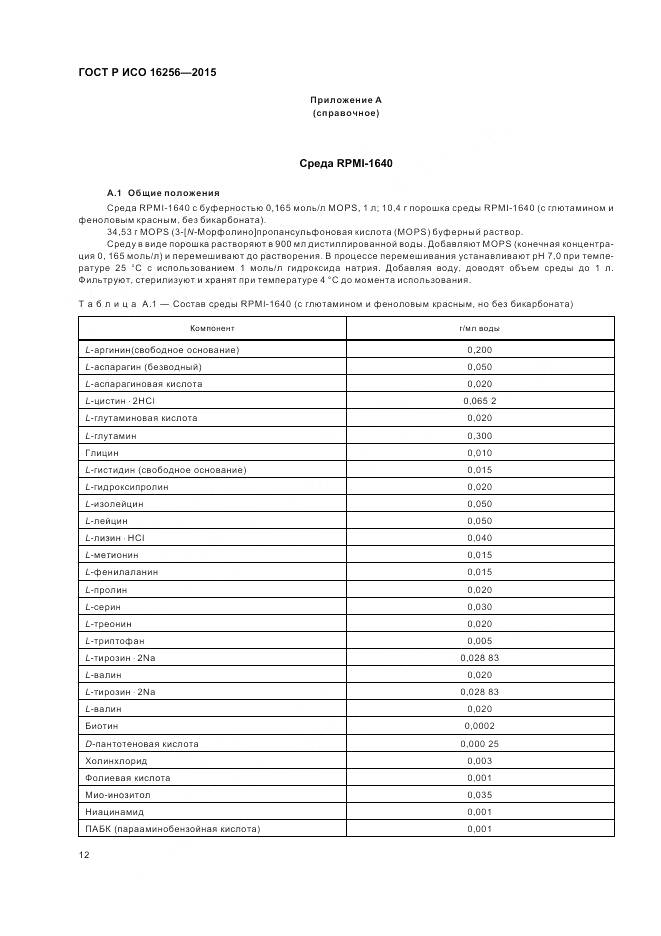 ГОСТ Р ИСО 16256-2015, страница 16