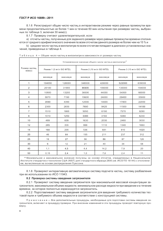 ГОСТ Р ИСО 16889-2011, страница 12