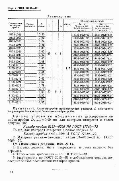 ГОСТ 17740-72, страница 2
