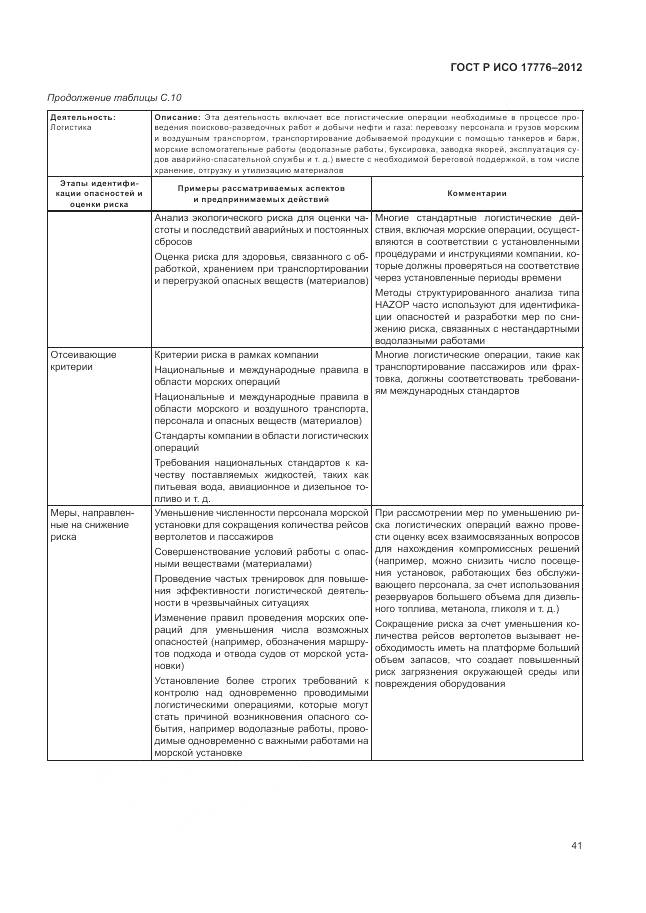 ГОСТ Р ИСО 17776-2012, страница 45