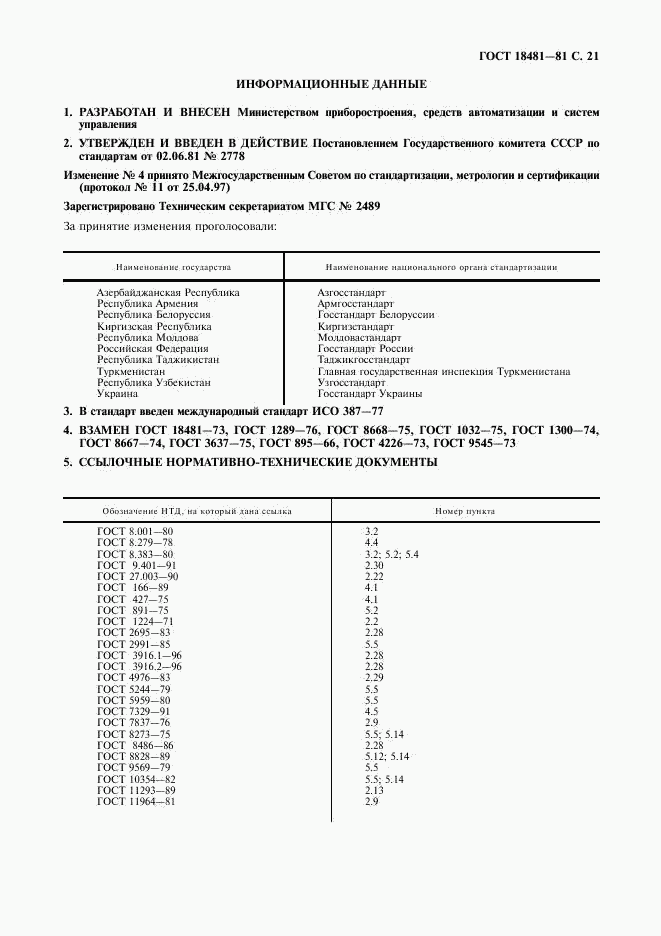 ГОСТ 18481-81, страница 22