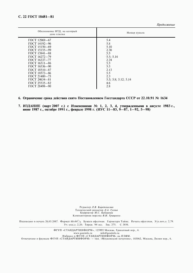 ГОСТ 18481-81, страница 23