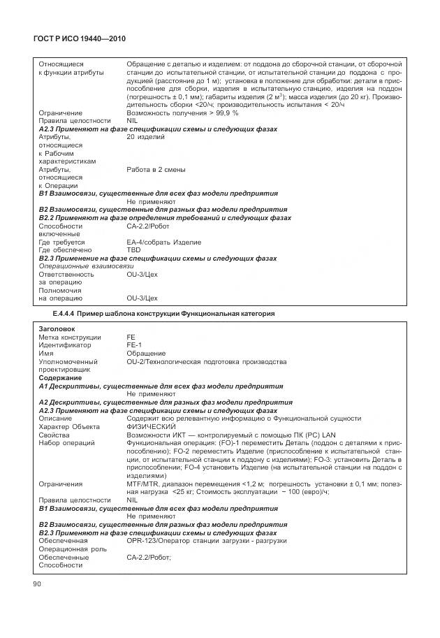 ГОСТ Р ИСО 19440-2010, страница 96