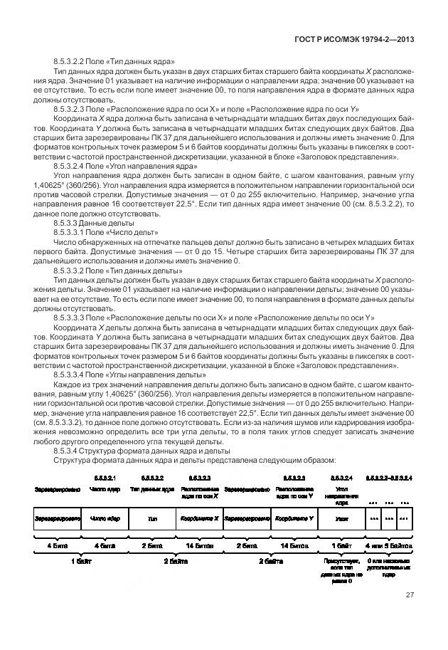 ГОСТ Р ИСО/МЭК 19794-2-2013, страница 31