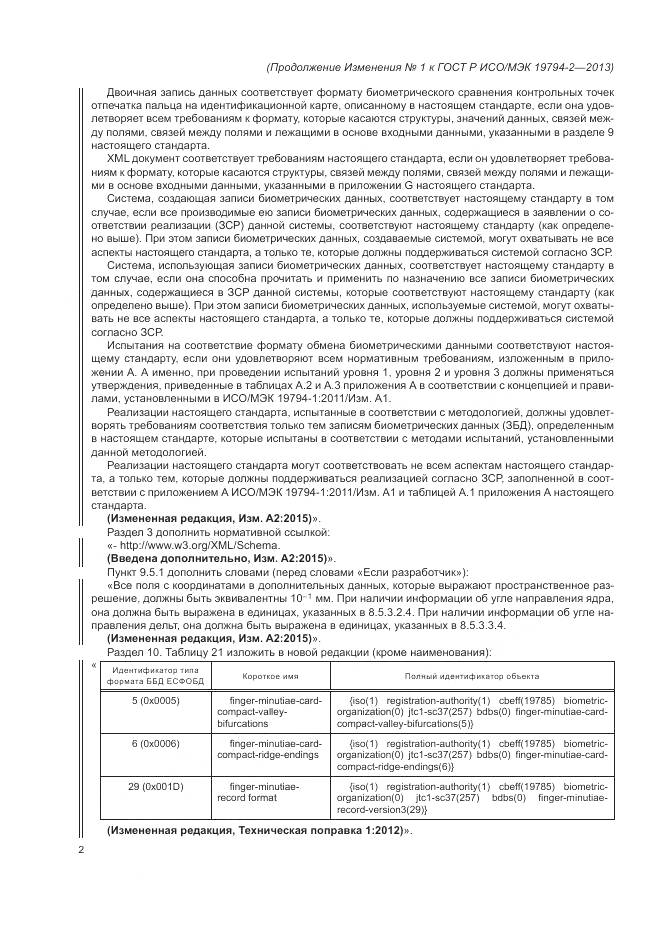 ГОСТ Р ИСО/МЭК 19794-2-2013, страница 96