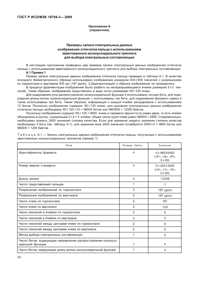 ГОСТ Р ИСО/МЭК 19794-3-2009, страница 34