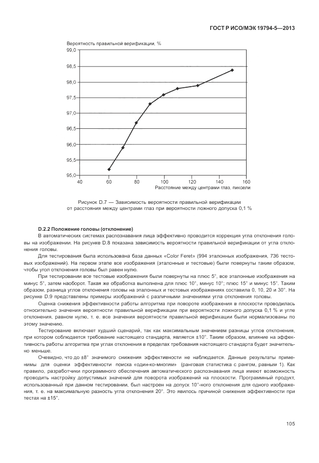 ГОСТ Р ИСО/МЭК 19794-5-2013, страница 113