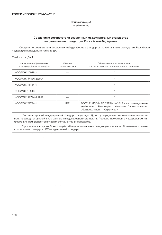 ГОСТ Р ИСО/МЭК 19794-5-2013, страница 116
