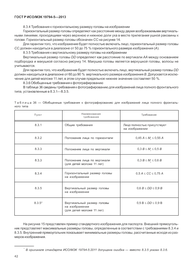 ГОСТ Р ИСО/МЭК 19794-5-2013, страница 50