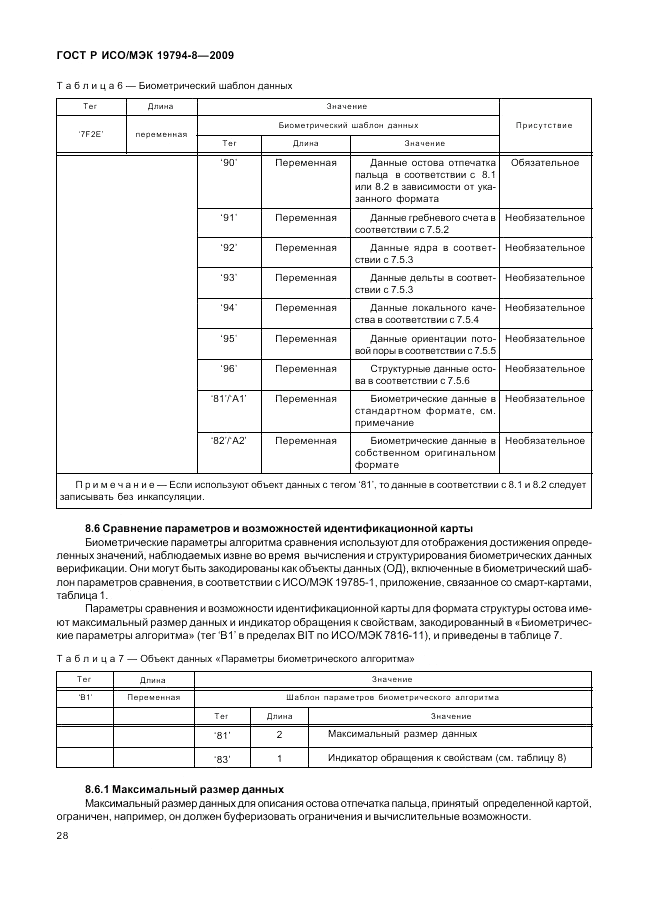 ГОСТ Р ИСО/МЭК 19794-8-2009, страница 32