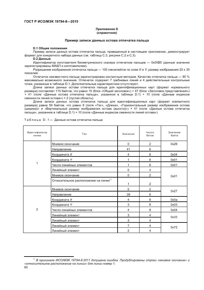 ГОСТ Р ИСО/МЭК 19794-8-2015, страница 64